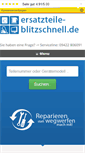 Mobile Screenshot of ersatzteile-blitzschnell.de